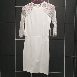 White lace dress